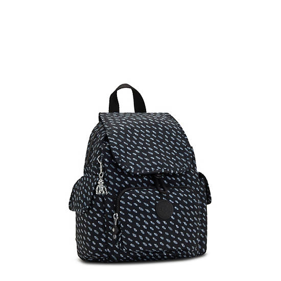 Kipling City Pack Mini Klasik Printed Sırt Çantaları Mavi | TR 1733UZ